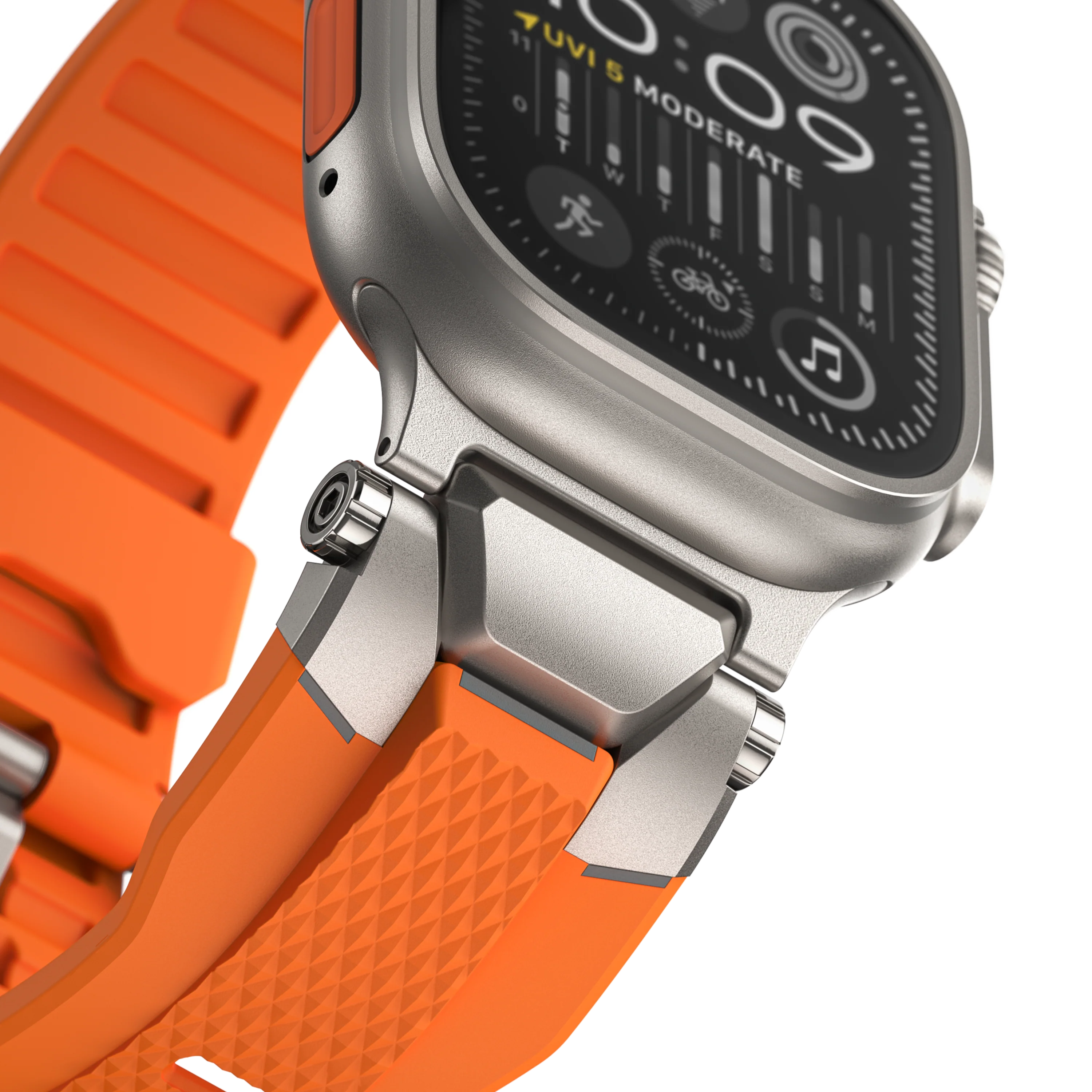 Active Flexible for Apple Watch Silver Black - Image 13