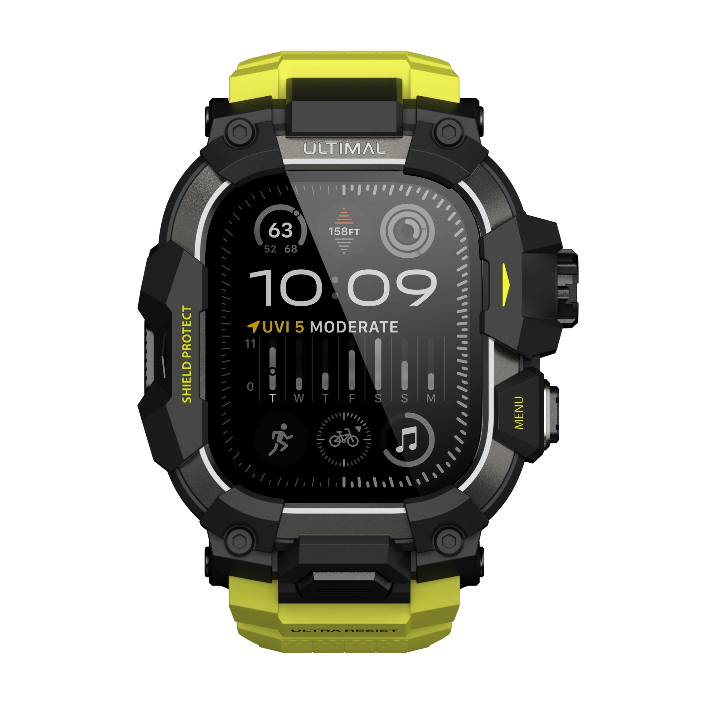 Shield Protect Case Band for Apple Watch Lemon Yellow - Image 11