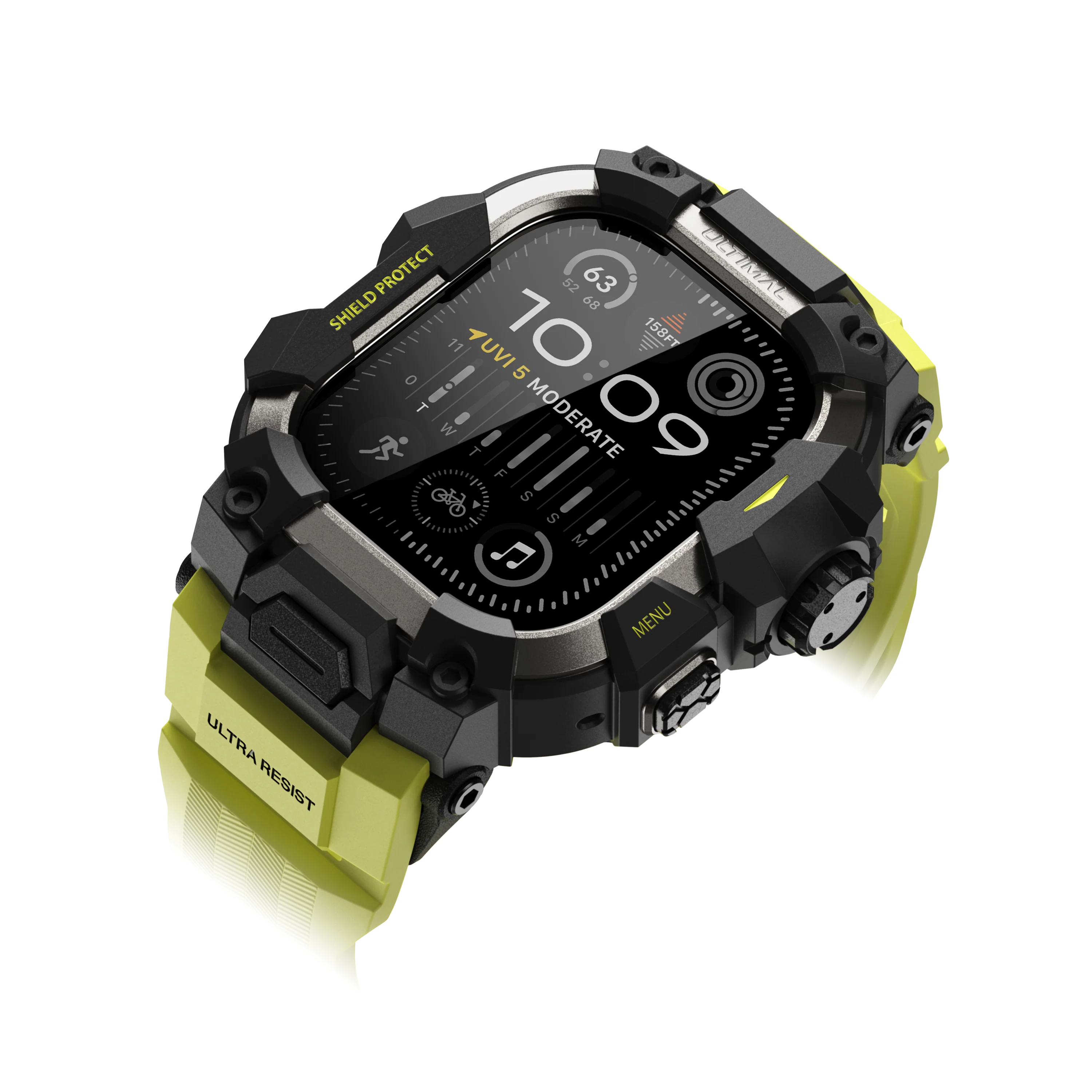 Shield Protect Case Band for Apple Watch Lemon Yellow - Image 12