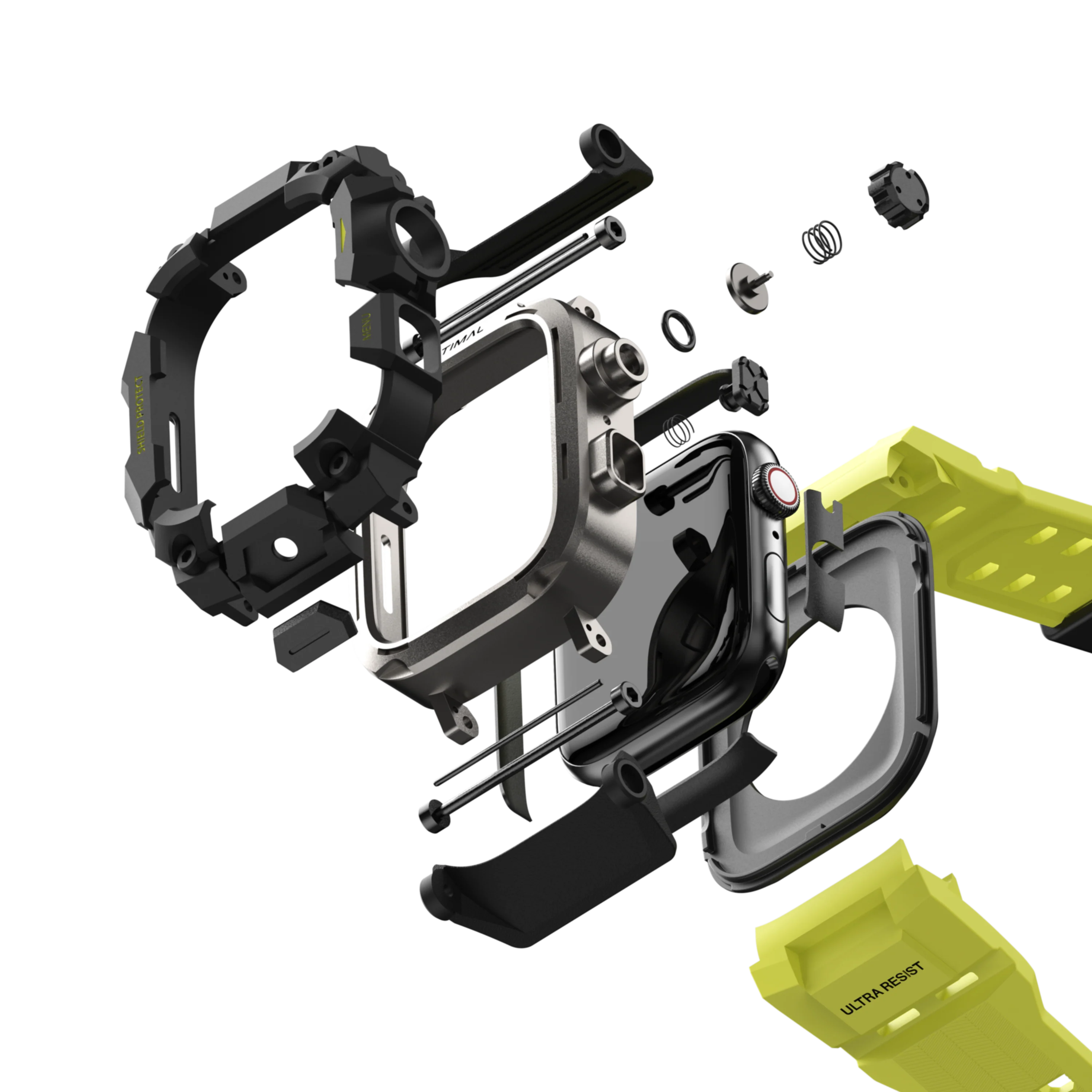 Shield Protect Case Band for Apple Watch Lemon Yellow - Image 26