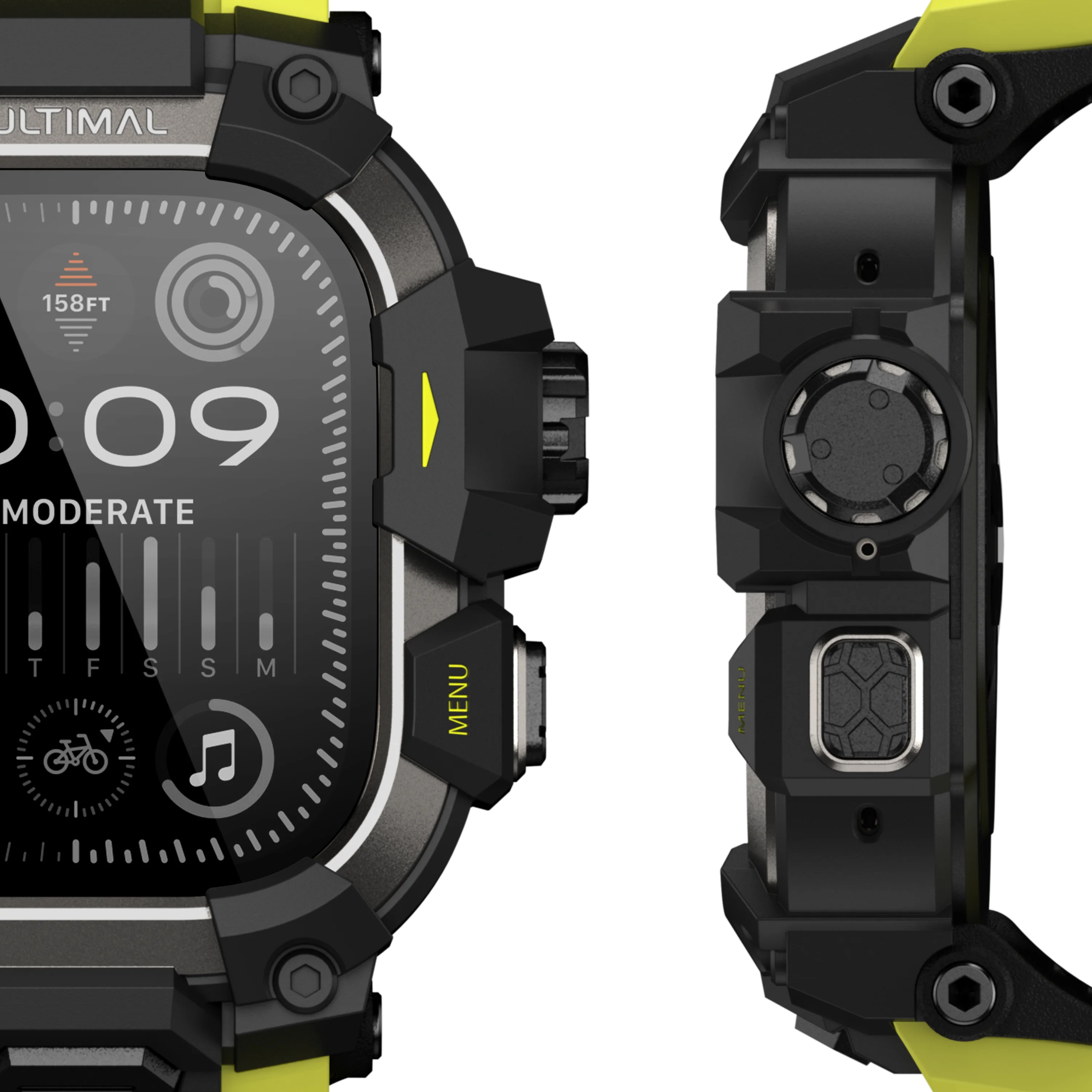 Shield Protect Case Band for Apple Watch Lemon Yellow - Image 5