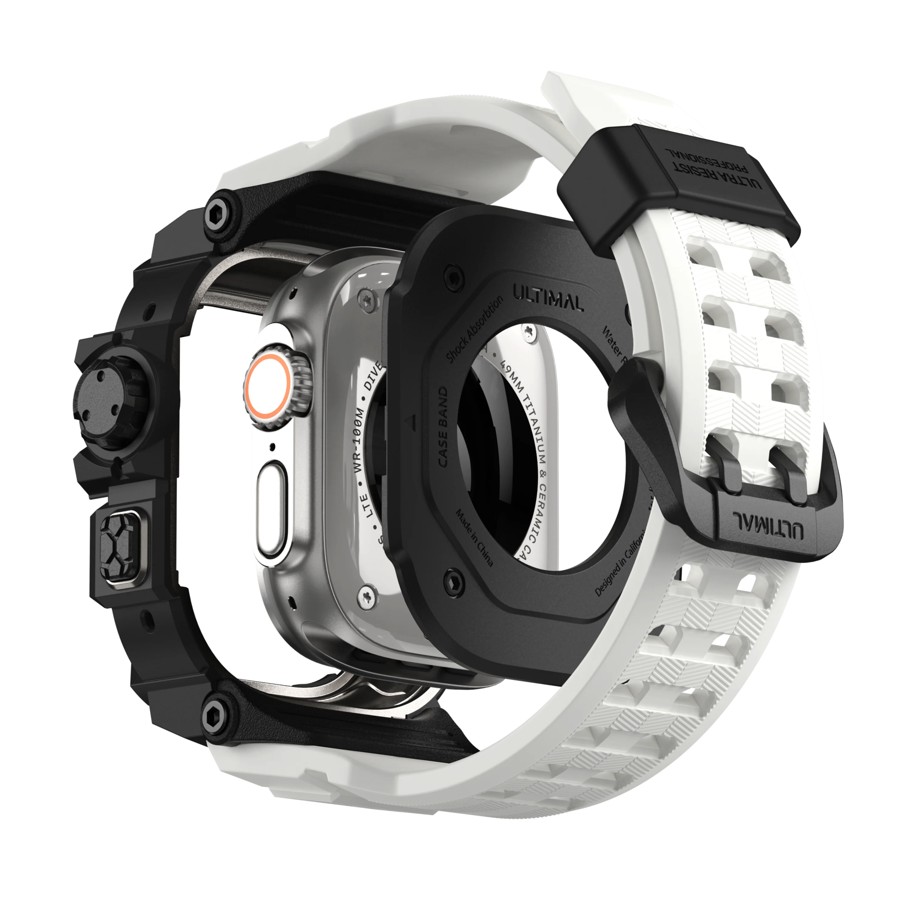 Shield Protect Case Band for Apple Watch White - Image 12