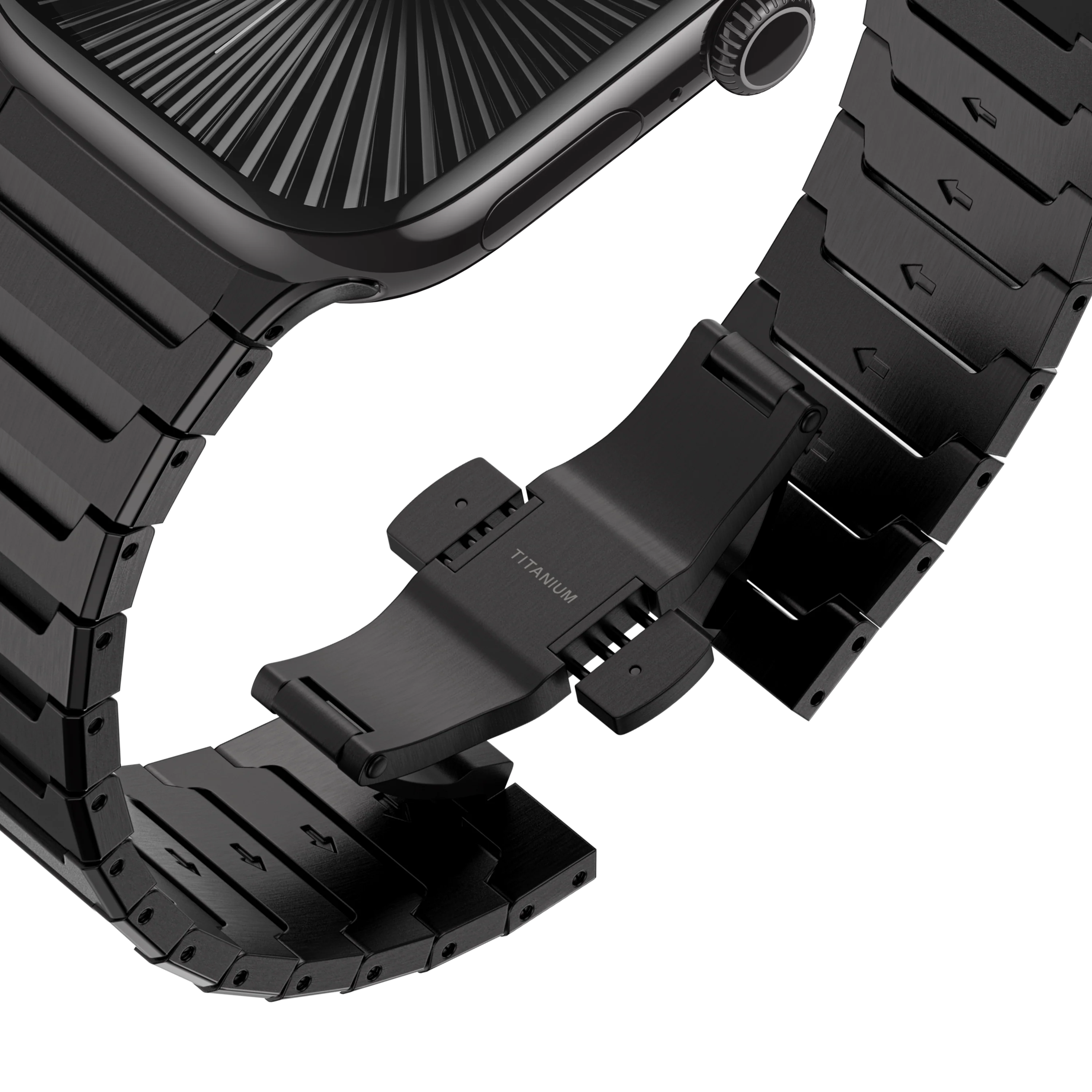 Smussare Titanium  Black Band for Apple Watch - Image 21